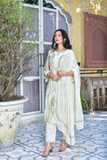 Moss Green Shibori Straight Kurta Set