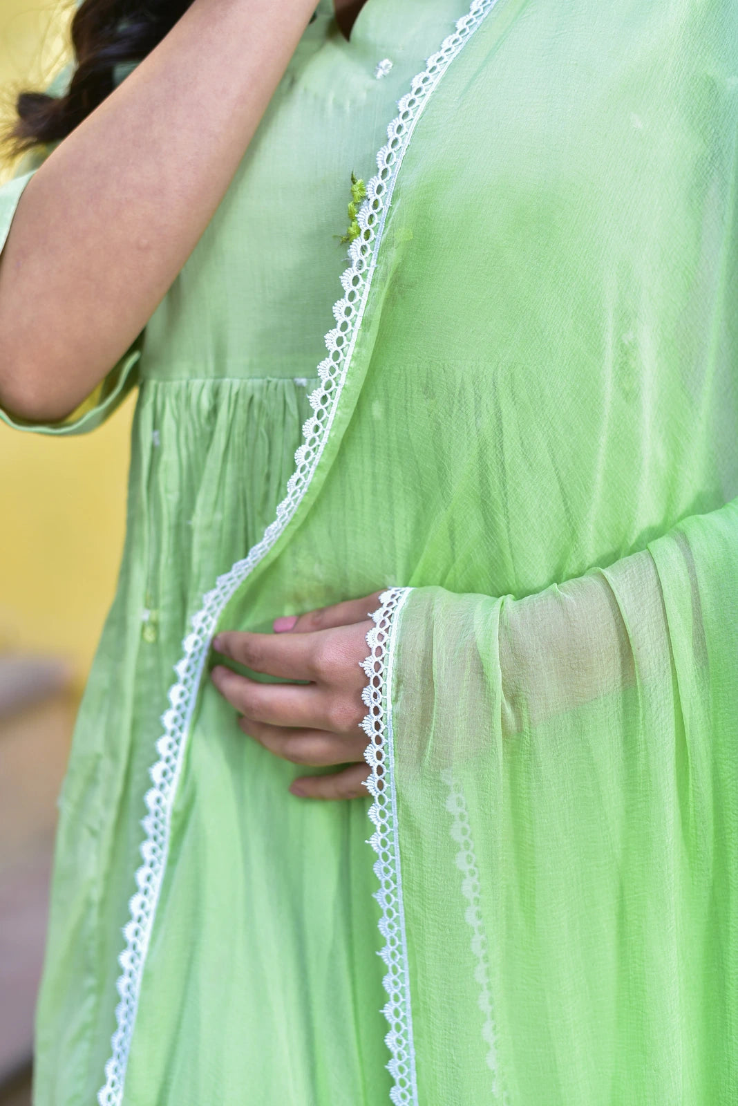 Peach Petal Kurta Set