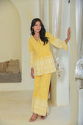 Yellow Chikankari Co-Ord Set