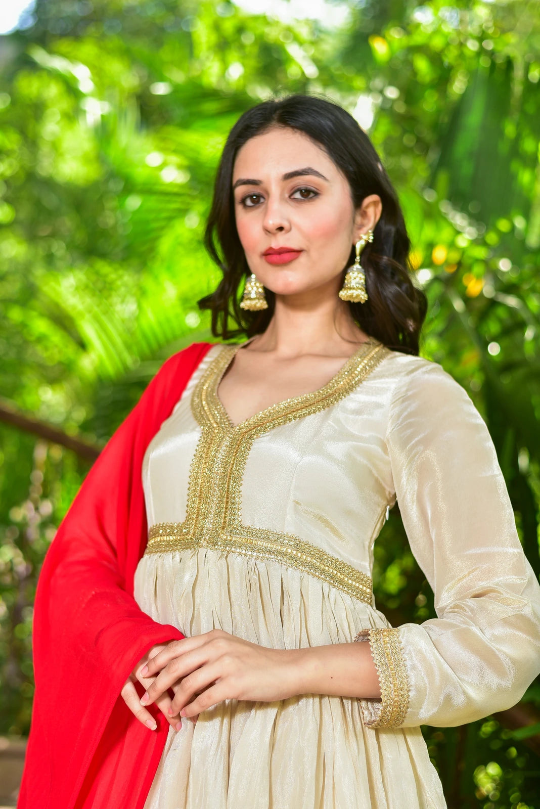 Shahi Silk Anarkali Set