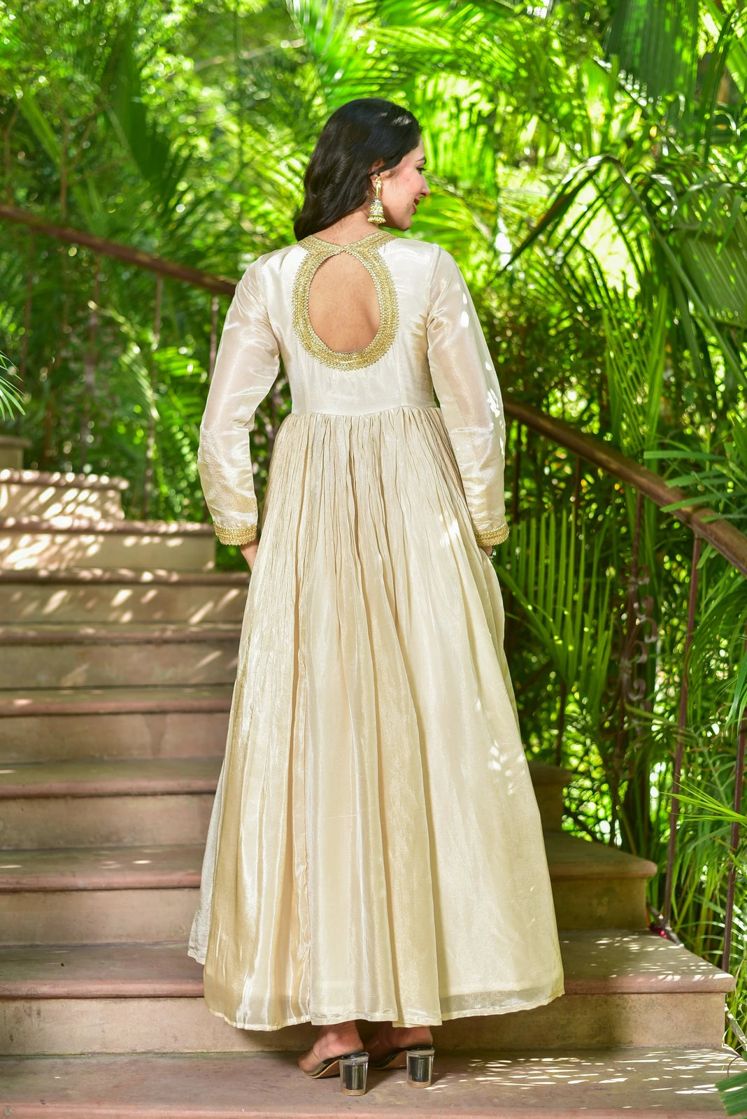 Shahi Silk Anarkali Set